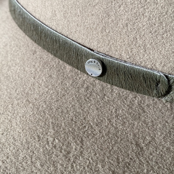 Rag & Bone Wool Fedora with fur band. New without tags. - Picture 5 of 5